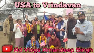 USA to Vrindavan viral trending usa vlog advlogsamandeepsingh380 [upl. by Shultz]