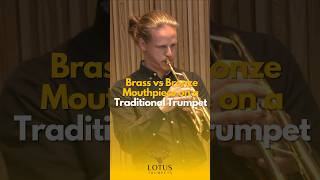 Brass vs Bronze Mouthpiece on a Traditional Trumpet  Trumpetbutikken lotustrumpets mouthpiece [upl. by Lewis623]