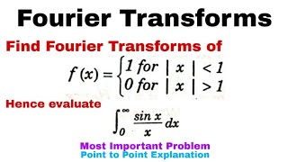 2 Fourier Transforms  Complete Concept and Problem1  Most Important Problem [upl. by Ferri627]