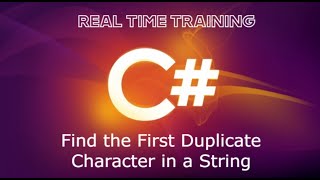 Find the First Duplicate Character in a String using C  StepbyStep Guide [upl. by Nitsej9]