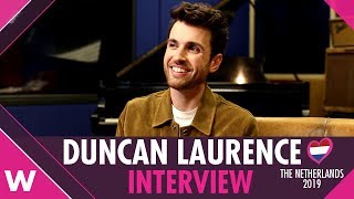 Duncan Laurence quotArcadequot The Netherlands 2019 INTERVIEW  wiwibloggs [upl. by Linoel573]