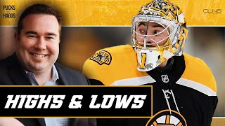 Highs and Lows from first Bruins week  Pucks with Haggs [upl. by Reo]