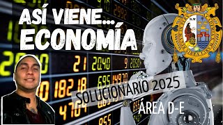 🔴 SOLUCIONARIO ECONOMÍA San Marcos 2025 1 ÁREA D  E Examen de admisión San Marcos [upl. by Elliot]