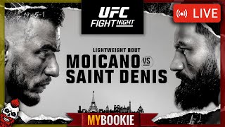 🔴 UFC Paris RENATO MOICANO x BENOIT SAINTDENIS  LIVE STREAM ufcparis [upl. by Ynttirb]