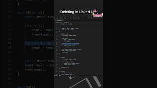 Deleting elements in a linked list 🔥 [upl. by Bravar]