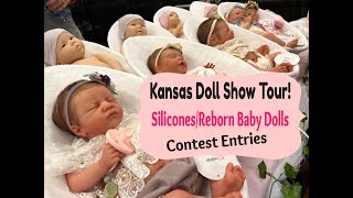 Havinguons Kansas Doll Show Tour SiliconesReborn Baby Dolls Contest Entries New Sculpts [upl. by Audrie88]