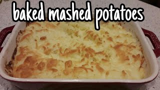 OVEN BAKED MASHED POTATOES [upl. by Vierno444]