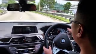 2017 Malaysia BMW 730Li TEST DRIVE WITH INTERIOR VISUAL bmw7series TOUR [upl. by Okia]