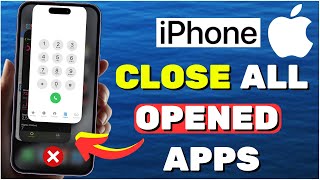 How to Close All Open Apps on iPhone [upl. by Attennaej]