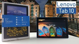 LENOVO TAB 10 X103F tablette 1er prix  Déballage et prise en main Express FR [upl. by Eam]