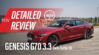 Genesis G70 33T Ultimate Sport Detailed review POV [upl. by Bolger]