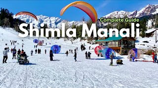 Shimla Manali Tour Complete Guide  Shimla Trip  Manali Trip  Shimla Manali Package [upl. by Allemahs53]