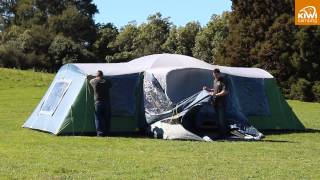 Kiwi Camping Takahe 10 amp 15 Dome Tent  Pitching [upl. by Press949]