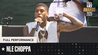 NLE Choppa Proves Once Again Why Hes The Champion  BET Awards 23 [upl. by Tewell715]