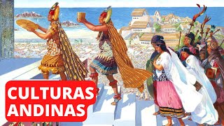 Las CULTURAS ANDINAS caral chavín tiahuanaco nazca huari [upl. by Hollah]