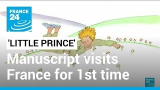 Little Prince manuscript visits France for first time • FRANCE 24 English [upl. by Hiram]