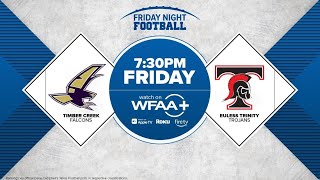 Friday Night Football Timber Creek and Euless Trinity face off in an openinground playoff battle [upl. by Auahsoj]