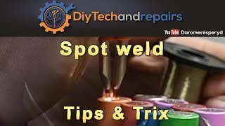 Spot welding batteries tips amp trix [upl. by Baoj441]