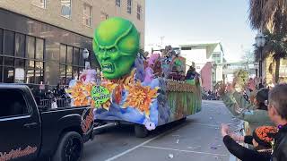 Mardi Gras parades in Mobile 2023 [upl. by Tadio785]