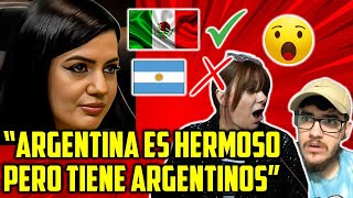 ARGENTINA FAMOSA QUE VIVE FELIZ EN MÉXICO quotARGENTINA ES UN PAIS HERMOSO PERO TIENE ARGENTINOSquot [upl. by Brucie]