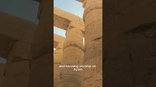 Akhenatens SHOCKING Religious Revolution monotheism akhenaten youtube facts shortsvideo [upl. by Corry]