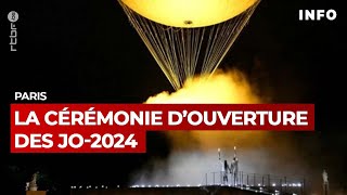 Cérémonie d’ouverture JO2024  RTBF Info [upl. by Einnahc]