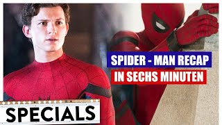 Alle Tom Holland SPIDERMAN Teile in SECHS Minuten  RECAP [upl. by Bunder]