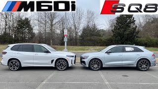 2024 BMW X5 M60i VS Audi SQ8 What’s The Better V8 Luxury SUV [upl. by Gingras724]