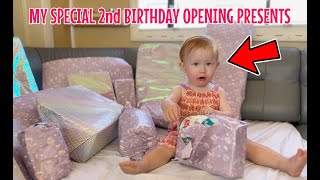 MILAS 2nd BIRTHDAY MORNING SURPRISING HER WITH PRESENTS [upl. by Reh]