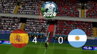 Spain vs Argentina Battle of Champions FL2024 gameplay 🇪🇸40🇦🇷 [upl. by Nnyledam]