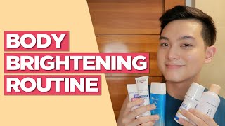 Routine to BRIGHTEN  LIGHTEN Dark Areas Underarms Knees Elbows ArmsLegs Filipino Jan Angelo [upl. by Narih]