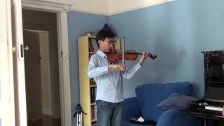 Ashokan Farewell by Jay Ungar  Brendan Chong violin  piano duet [upl. by Nitnerb]