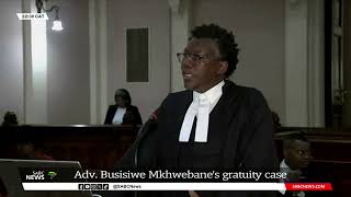 Judgment reserved in Mkhwebane R10 million gratuity matter [upl. by Namrej892]