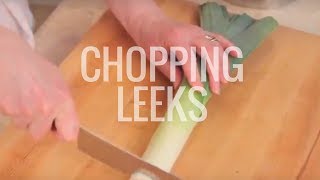 Chopping Leeks [upl. by Ahteral]