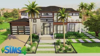 Modern House I Base Game Only I Stop Motion I No CC I The Sims 4 [upl. by Adnima]