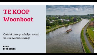 Unieke woonboot met ligplaats op toplocatie [upl. by Aura]