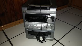 aiwa nsx s303 unboxing ate conserto [upl. by Pulcheria]