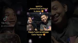 grabee kilig sa live ni kJomar 😍🥰 highlights jomcar fypシ゚viral [upl. by Atneuqal]