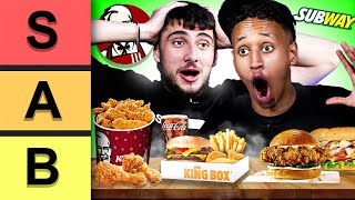 Ranking Every Fast Food Restaurant ft Danny Aarons [upl. by Linnea650]