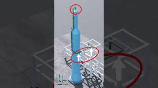 A wrong design of the top nozzle piping of a pressure vessel column pipingstress [upl. by Hoban]