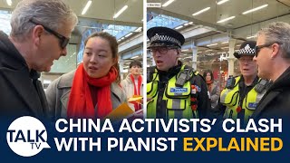 quotThey Tried To Bring CCP Authority To London” ProChina Activist’s Clash With Pianist EXPLAINED [upl. by Spearing]