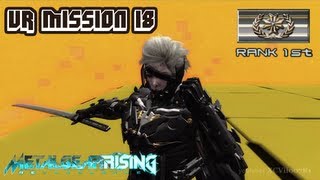 Metal Gear Rising Revengeance  VR Mission 18  Rank 1st Gold  Time 095573 [upl. by Cherye]