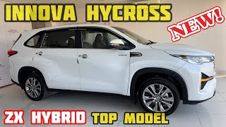 New 2024 Toyota Innova Hycross Zx Hybrid Review  Toyota Innova Hycross 2024  Innova crysta [upl. by Elleinwad152]