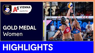 StamSchoon NED vs BetschartHüberli SUI Highlights  EuroBeachVolley [upl. by Jocelin]