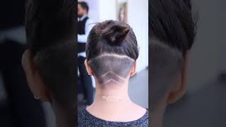 Undercut Bob  Women haircut  Long to short haircut  pixie haircut  mullet haircut  longhair [upl. by Adnamas]