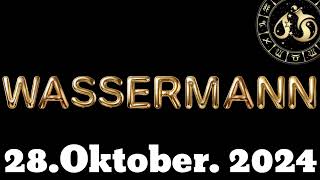 horoskop Wassermann und Tarot Montag 28 Oktober 2024 [upl. by Ebenezer]