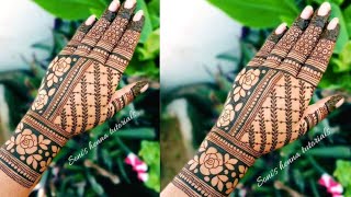 mehndi designs  mendini design  cone designs  mehandi design  mehdi ka dizain  madhi ke design [upl. by Chimene]