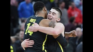 2019 Pac12 Mens Basketball Tournament No 6 seed Oregon wins tourney title over topseeded [upl. by Ahsenrad]