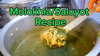 How to make chicken molokhia  molokhia recipe  molokhia soup molokhia [upl. by Anan]