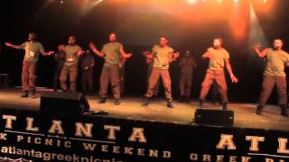 SouthSide Centaurs Iota Phi Theta Step 2013 Atlanta Greek Picnic step show [upl. by Acinomad]